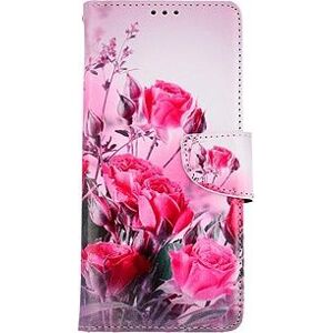TopQ Puzdro Xiaomi Redmi 12C knižkové Romantické ruže 112655