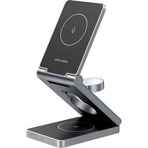Vention 3in1 Wireless Folding MagCharger, Space Grey