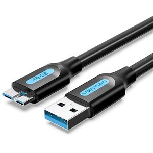 Vention USB 3.0 (M) to Micro USB-B (M) Cable 3 M Black PVC Type