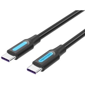 Vention Type-C (USB-C) 2.0 Male to USB-C Male 100W / 5A Cable 1.5m Black PVC Type