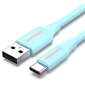 Vention USB 2.0 to USB-C 3A Cable 1m Light Blue