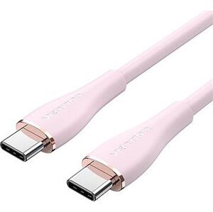 Vention USB-C 2.0 Silicone Durable 5A Cable 1 m Light Pink Silicone Type
