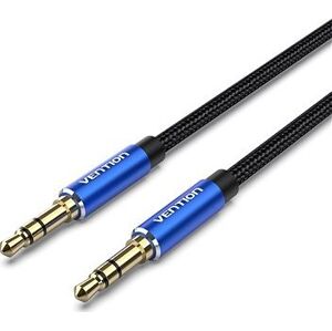 Vention Cotton Braided 3.5 mm Male to Male Audio Cable 2 m Blue Aluminum Alloy Type