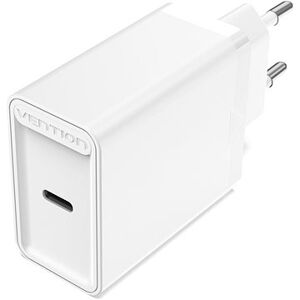 Vention 1-port USB-C Wall Charger (20 W) White