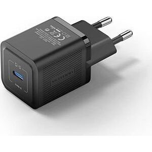 Vention 1-Port USB-C GaN Charger (20 W) EU-Plug Black