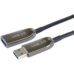 PremiumCord USB 3.0 predlžovací optický AOC kábel A/Male – A/Female 10 m