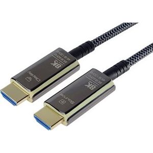 PremiumCord Ultra High Speed HDMI 2.1 optický fiber kabel 8K/60Hz, zlacené 25m