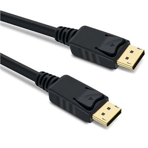 PremiumCord DisplayPort 1.4 prípojný kábel M/M, pozlátené konektory, 2 m