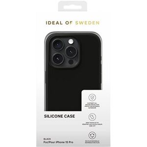 iDeal Of Sweden Silikónový ochranný kryt na iPhone 15 Pro Black