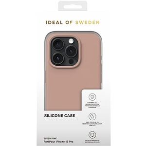 iDeal Of Sweden Silikónový ochranný kryt na iPhone 15 Pro Blush Pink