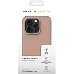 iDeal Of Sweden Silikónový ochranný kryt s Magsafe na iPhone 15 Pro Blush Pink