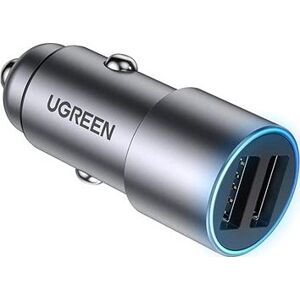 UGREEN 24 W Dual USB-A Car Charger (Gray)